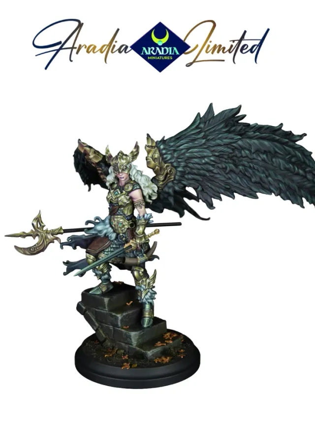 Aradia Classic Svanraven figurine à peindre esprit corbeau